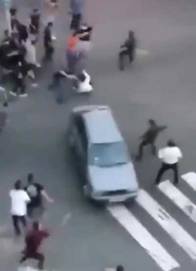 Police assault in progress