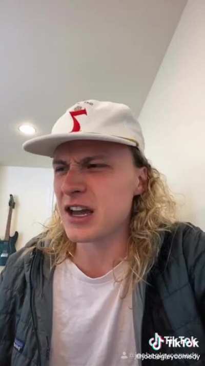 "Shoved my tongue down my buddy Kyle's throat"