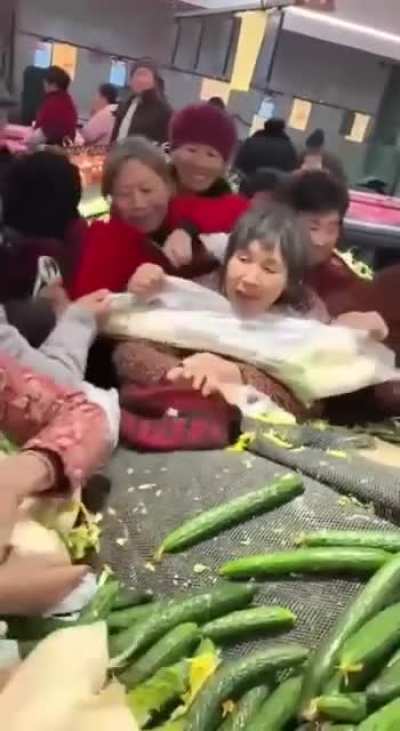 People are hungry