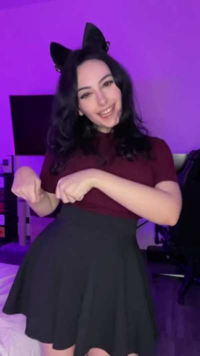 She can't dance but