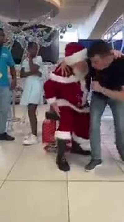 Santa got what was coming to him