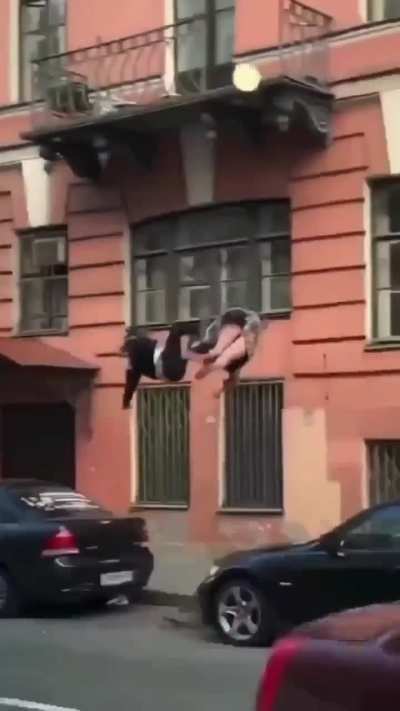 Tragic fall