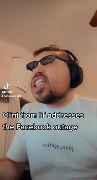 Clint from IT addresses the Facebook outage