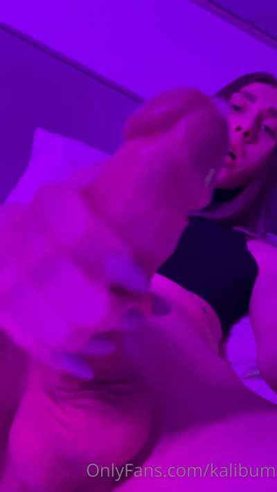 She makes her big juicy girl dick squirt cum
