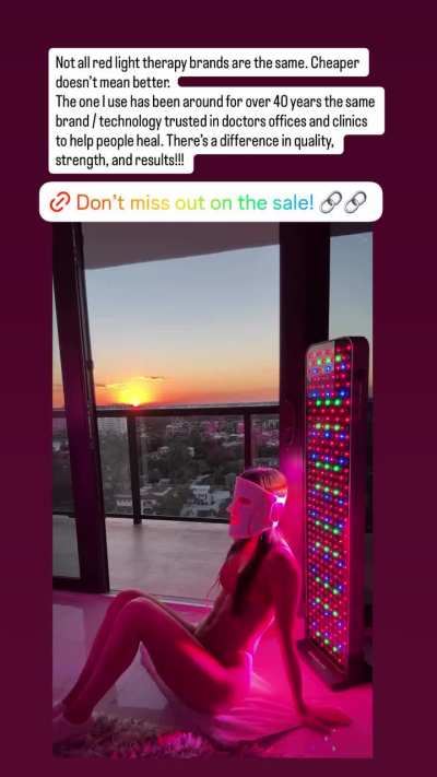 Only in a tiny 👙 ? F... that red light