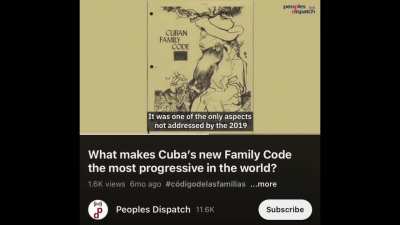 More information about the Cuban Family Code that was passed last September (Part 2). 🏳️&zwj;🌈🏳️&zwj;⚧️
