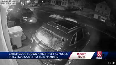 Stolen car crash 