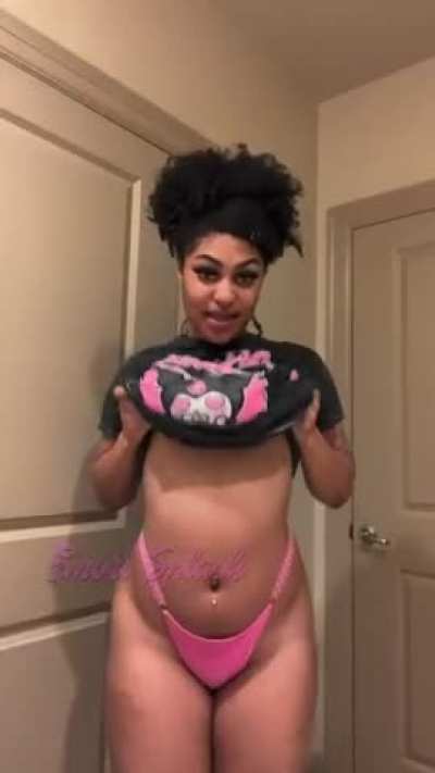 Afro puff &amp;amp; puffy nips.