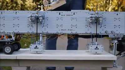 Functional Lego technic bridge girder