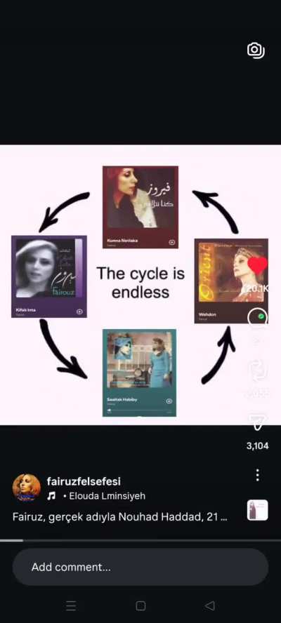 My favourite Fairuz page on instagram!
