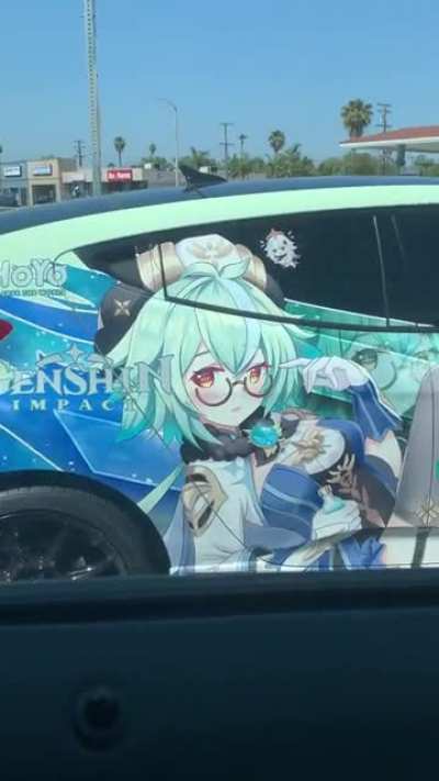 If it was Keqing I&rsquo;d probably wrap my car the same way