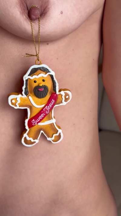 Holiday Request for u/Previous-Main2066: Ornaments Hanging from Tiddies