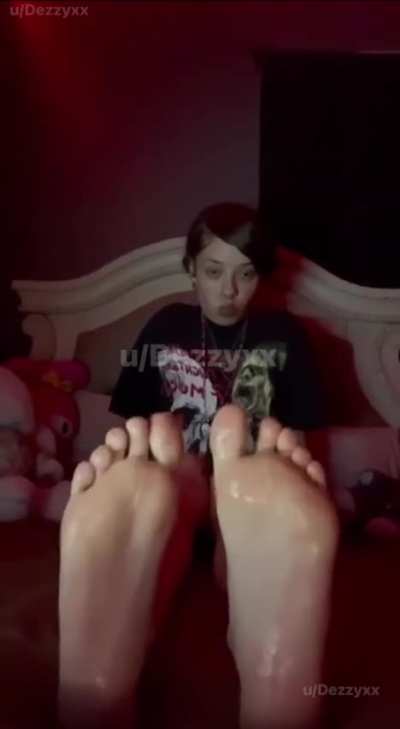 Aaliyah Sexy Oily Soles &amp;amp; Toes 🤤😮&zwj;💨🔥