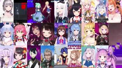 "So how many HoloPro members covered Kaibutsu?" "Yes"