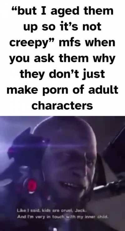 Personally I&rsquo;ve never seen an image of a child and thought &ldquo;I need a socially acceptable way to make porn of this&rdquo;