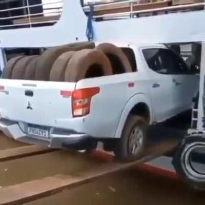 In reverse