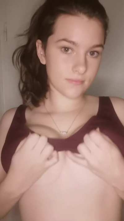 [OC] Feeling a bit shy about my first titty drop!