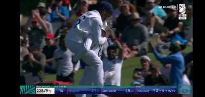 Ravi Jadeja's superman catch of Wagner