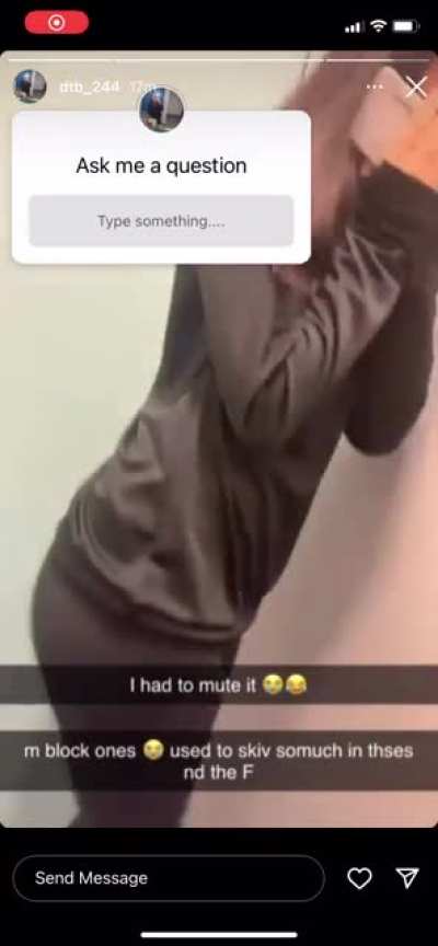 She knows what she&rsquo;s doing 🍑