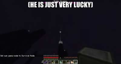 HE IS JUST VERY LUCKY 😊