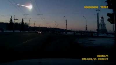 Near miss from the sky memory
Meteorite that crashed into Chelyabinsk, Russia   15th Feb 2013