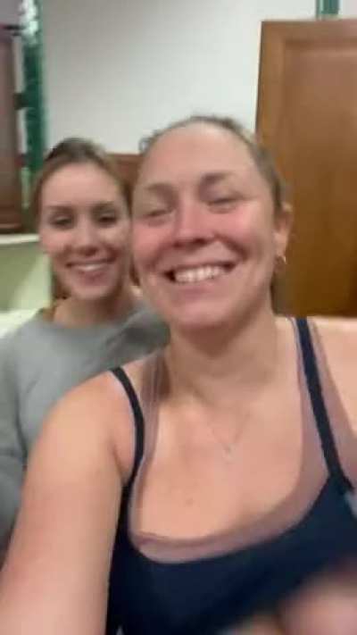 2 Young Milfs flashing in the furniture store