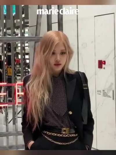 210429 Ros&eacute; at the opening of the Saint Laurent Flagship store in Seoul