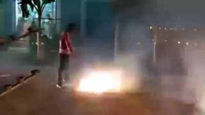 Why you do not play with fireworks....