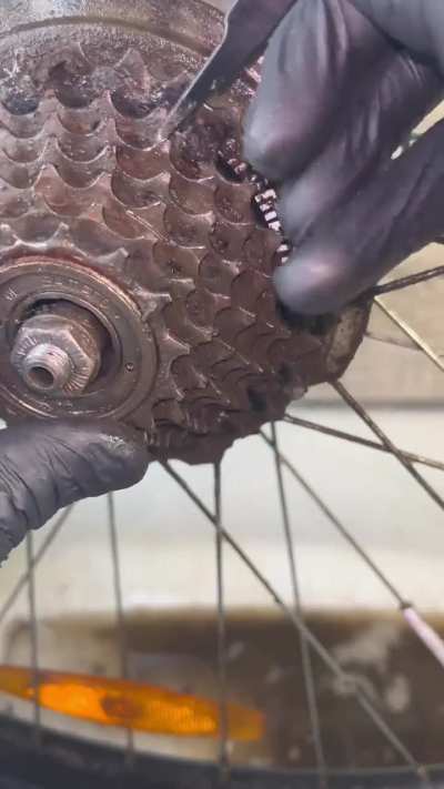 Bike cleaning asmr