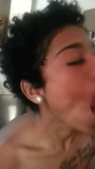 Girl enjoying