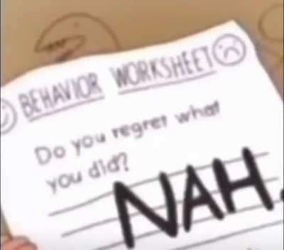 Nah nah nah yea