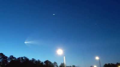 Crew-2 as seen from central NC 🚀
