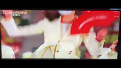 NHK, Japan's public broadcaster, introduced the Hong Kong team as Hong Kong, not as "Hong Kong, China" and the Taiwan team as Taiwan, not as "Chinese Taipei" during the Tokyo Olympics Opening Ceremony.