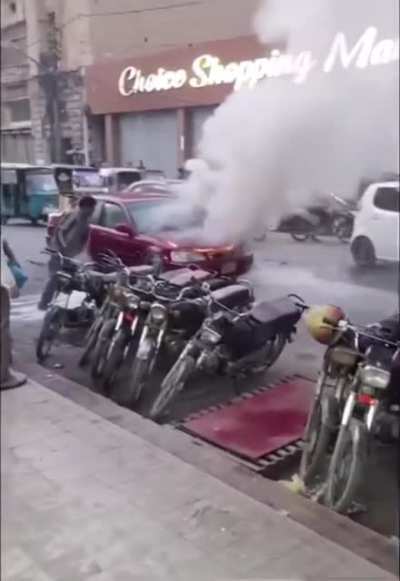 Fight fire with... chair?