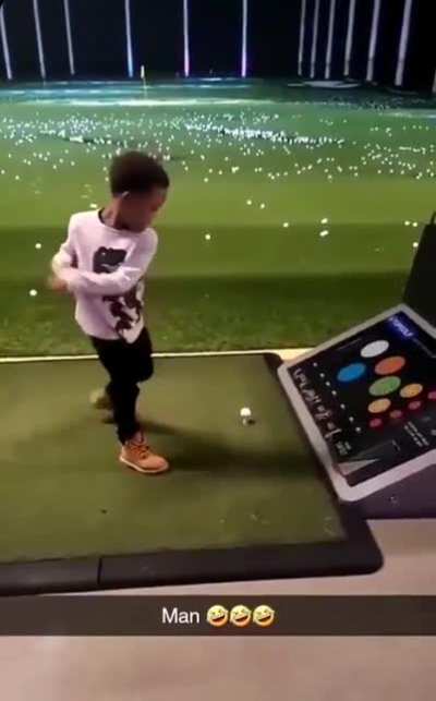 Golfing