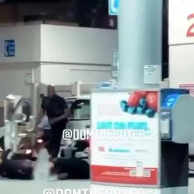 Video captures a bystander coming to the aid of an Asian man under attack.