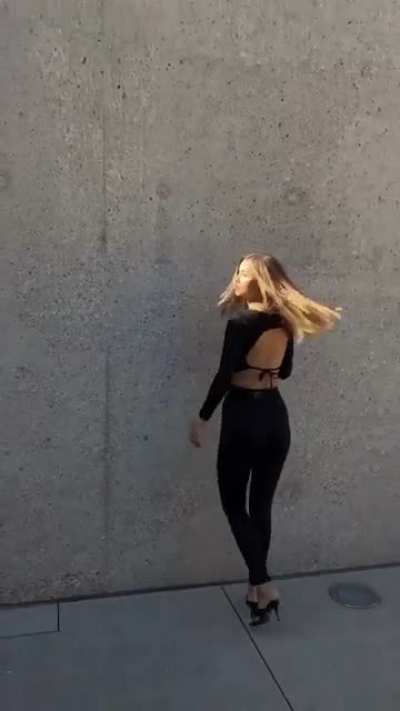 With sport outfit