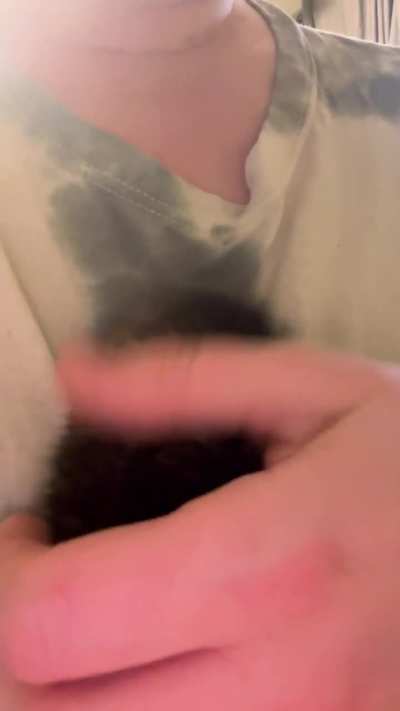 Baby Ian was born outside a week ago and sadly his brother and sister didn&rsquo;t make it after their mom abandoned them. Today, he purred for the first time after I fed him and now he doesn&rsquo;t stop! I love him so much.