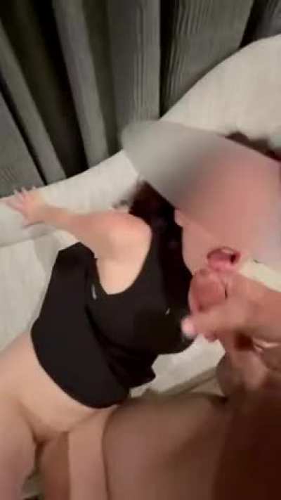 Getting fucked and a facial by a coworker after a conference like the good little fuckdoll I am!