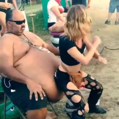 He enjoying it!
