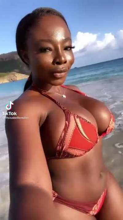 Black goddess with massive melons