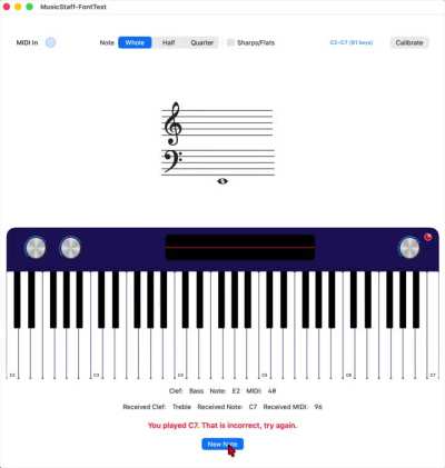 More headway on my Music Note Learning App (Repost)
