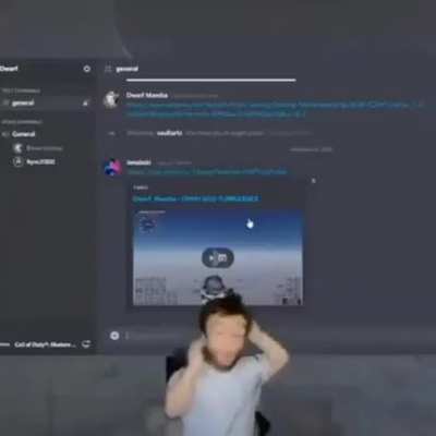 Man was having a spasm