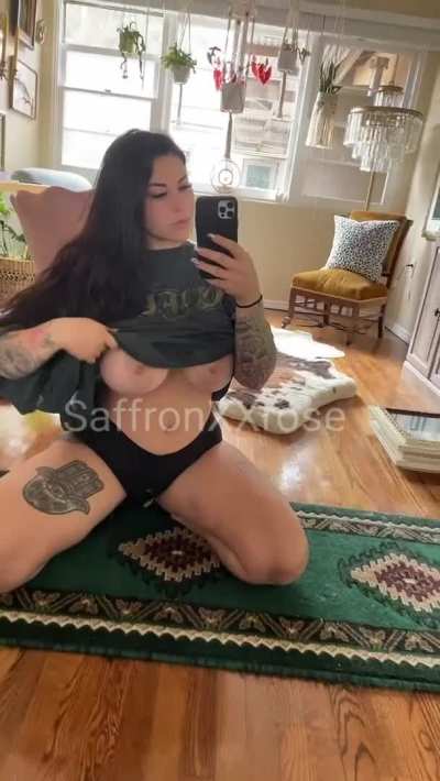 I just love the look of shock when I reveal how big my boobies are
