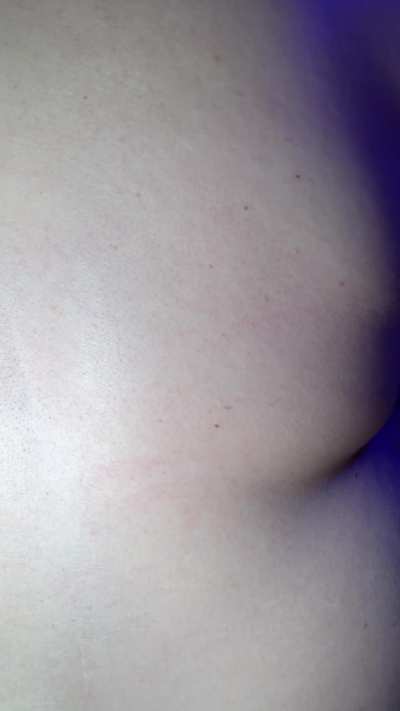 I tried to keep it all inside me but he wanted to see him cum dripping out of me onto the floor!