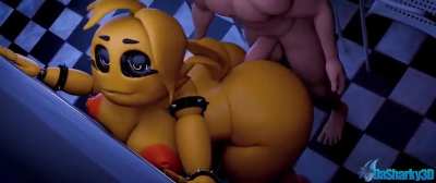 FNAF Toy Chica gets pounded