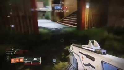 Hunter trips over
