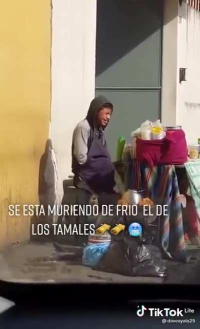 Noooo, tiene fr&iacute;o mi chamaco🥺