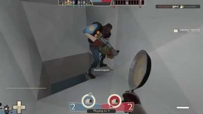 A most disturbing scene on the streets of ctf_Turbine