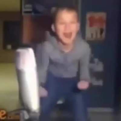 The kid seems&hellip;happy?